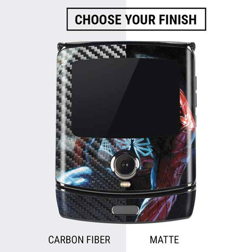 Marvel Spiderman New Suit Spiderman Motorola RAZR Skin