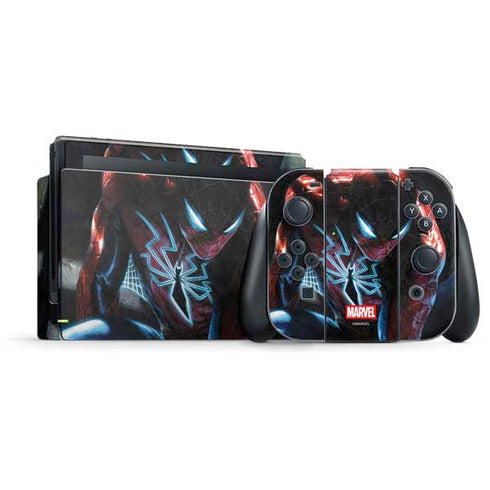 Marvel Spiderman New Suit Spiderman Nintendo Switch Bundle Skin