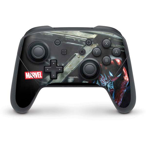 Marvel Spiderman New Suit Spiderman Nintendo Switch Pro Controller Skin