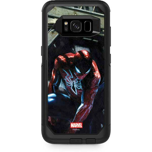 Marvel Spiderman New Suit Spiderman Otterbox Commuter Galaxy Skin