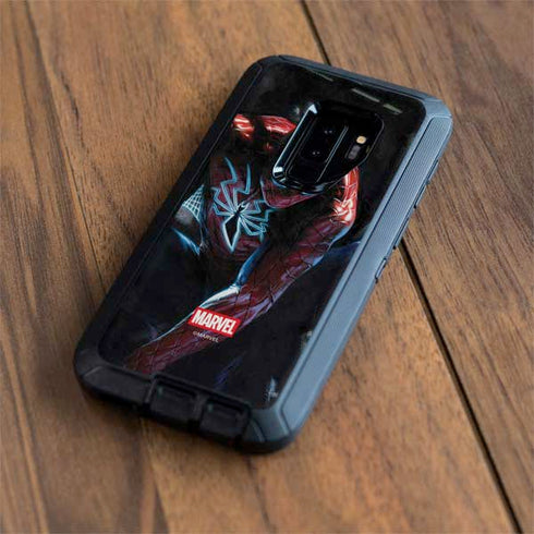 Marvel Spiderman New Suit Spiderman Otterbox Defender Galaxy Skin