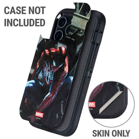 Marvel Spiderman New Suit Spiderman Otterbox Defender iPhone Skin