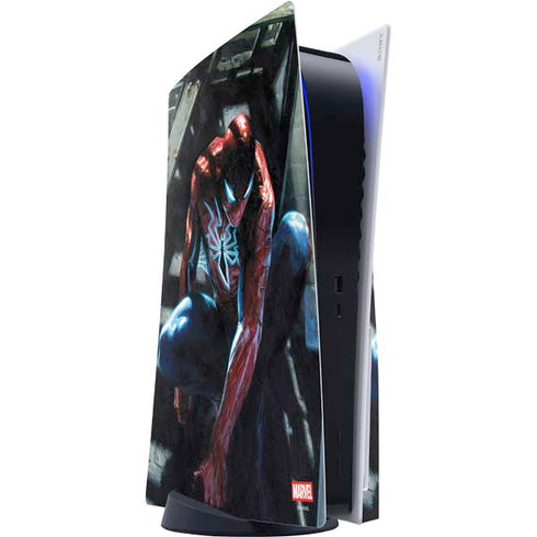 Marvel Spiderman New Suit Spiderman PS5 Console Skin