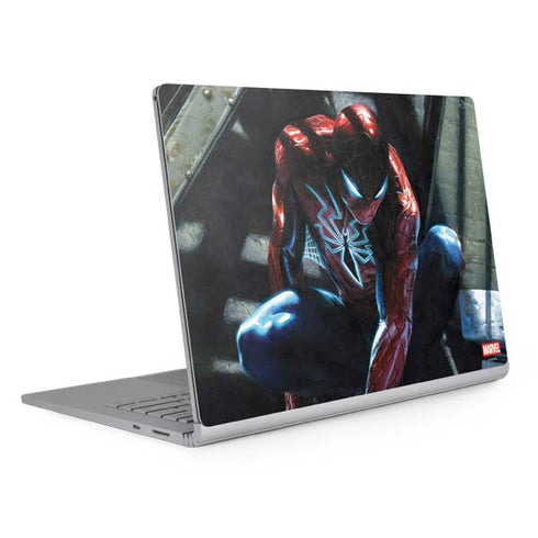 Marvel Spiderman New Suit Spiderman Surface Book 2 15in Skin