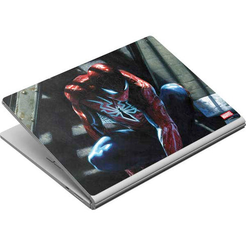 Marvel Spiderman New Suit Spiderman Surface Book Skin