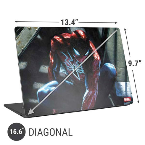 Marvel Spiderman New Suit Spiderman Universal Laptop 16.6in (13.4 x 9.7in) Skin