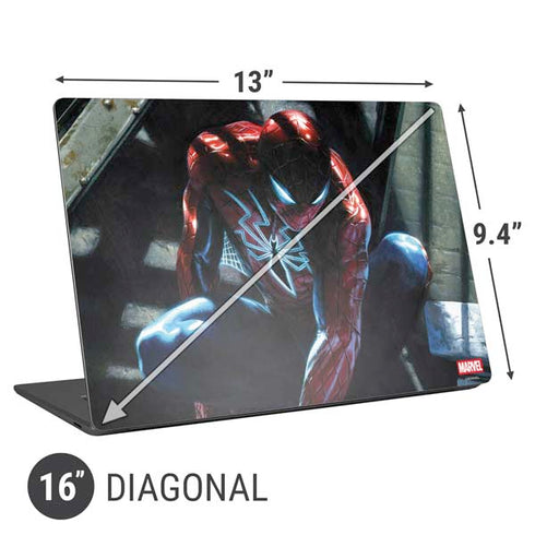 Marvel Spiderman New Suit Spiderman Universal Laptop 16in (13 x 9.4in) Skin