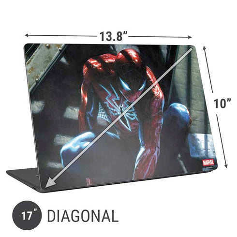 Marvel Spiderman New Suit Spiderman Universal Laptop 17in (13.8 x 10in) Skin