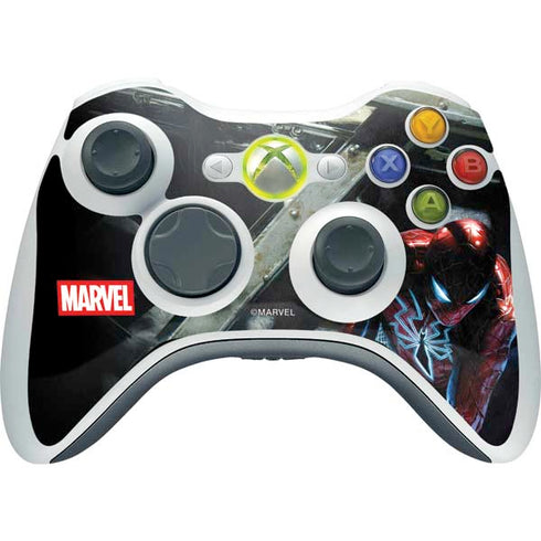 Marvel Spiderman New Suit Spiderman Xbox 360 Wireless Controller Skin