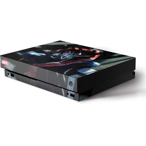 Marvel Spiderman New Suit Spiderman Xbox One X Console Skin