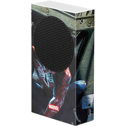 Marvel Spiderman New Suit Spiderman Xbox Series S Console Skin