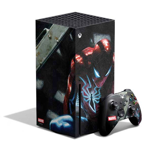 Marvel Spiderman New Suit Spiderman Xbox Series X Bundle Skin