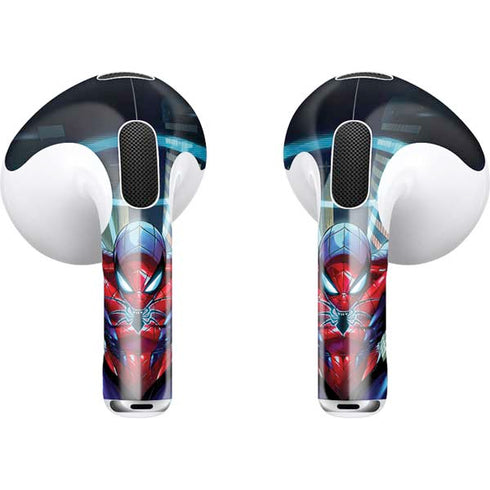 Marvel Spiderman Spiderman Armor MK IV Apple AirPods (3rd Gen 2021) Skin
