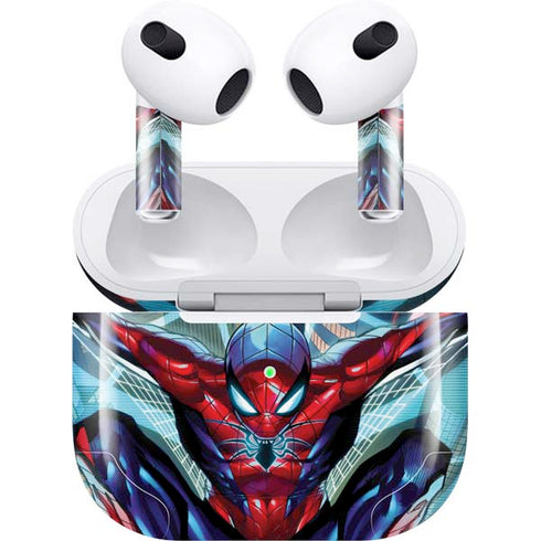 Marvel Spiderman Spiderman Armor MK IV Apple AirPods (3rd Gen 2021) Skin