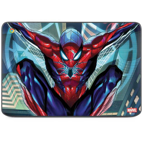 Marvel Spiderman Spiderman Armor MK IV HP Chromebook Skin
