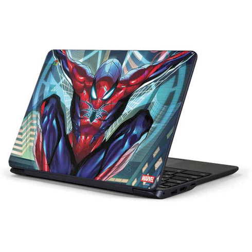 Marvel Spiderman Spiderman Armor MK IV Samsung Chromebook Skin
