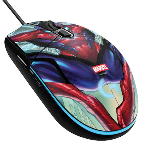 Marvel Spiderman Spiderman Armor MK IV G203 Prodigy RGB Wired Gaming Mouse Skin