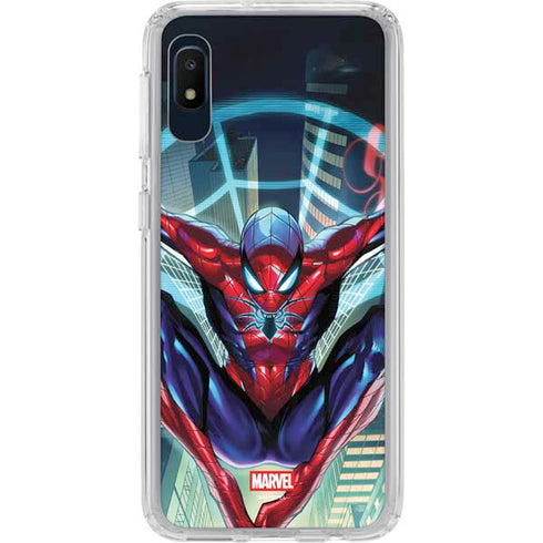 Marvel Spiderman Spiderman Armor MK IV Galaxy A10e Clear Case