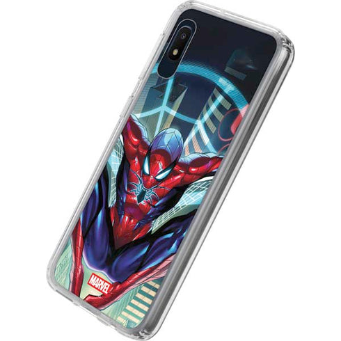 Marvel Spiderman Spiderman Armor MK IV Galaxy A10e Clear Case