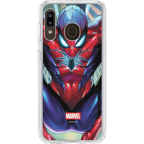 Marvel Spiderman Spiderman Armor MK IV Galaxy A20 Clear Case