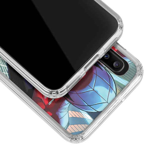 Marvel Spiderman Spiderman Armor MK IV Galaxy A20 Clear Case