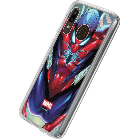 Marvel Spiderman Spiderman Armor MK IV Galaxy A20 Clear Case