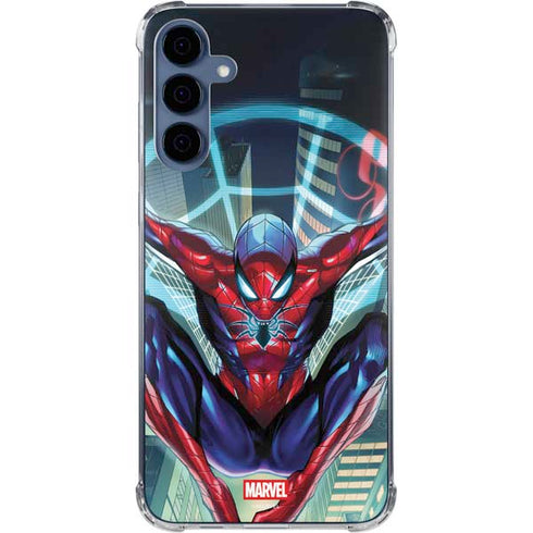Marvel Spiderman Spiderman Armor MK IV Galaxy A55 5G Clear Case