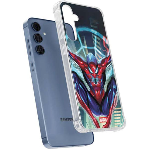 Marvel Spiderman Spiderman Armor MK IV Galaxy A55 5G Clear Case