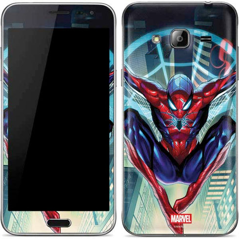 Marvel Spiderman Spiderman Armor MK IV Galaxy J3 Skin