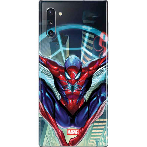 Marvel Spiderman Spiderman Armor MK IV Galaxy Note 10 Skin