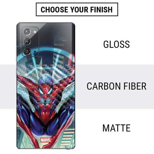 Marvel Spiderman Spiderman Armor MK IV Galaxy Note20 5G Skin