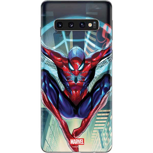 Marvel Spiderman Spiderman Armor MK IV Galaxy S10 Skin