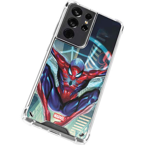 Marvel Spiderman Spiderman Armor MK IV Galaxy S21 Ultra 5G Clear Case