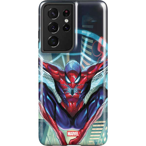 Marvel Spiderman Spiderman Armor MK IV Galaxy S21 Ultra 5G Pro Case