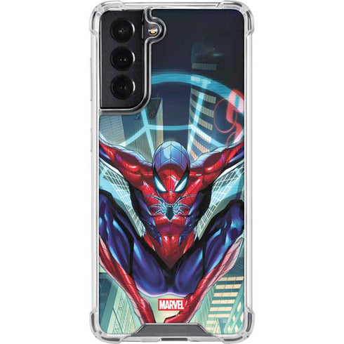 Marvel Spiderman Spiderman Armor MK IV Galaxy S22 Clear Case