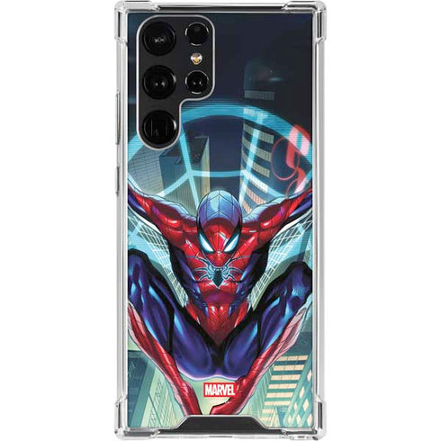 Marvel Spiderman Spiderman Armor MK IV Galaxy S22 Ultra Clear Case