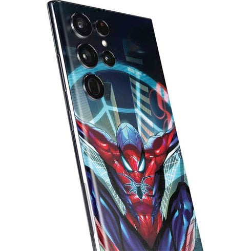 Marvel Spiderman Spiderman Armor MK IV Galaxy S22 Ultra Skin