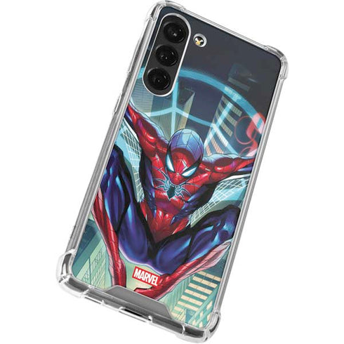 Marvel Spiderman Spiderman Armor MK IV Galaxy S23 Plus Clear Case