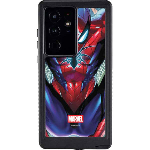 Marvel Spiderman Spiderman Armor MK IV Galaxy S24 Ultra Waterproof Case