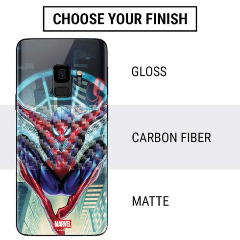 Marvel Spiderman Spiderman Armor MK IV Galaxy S9 Skin