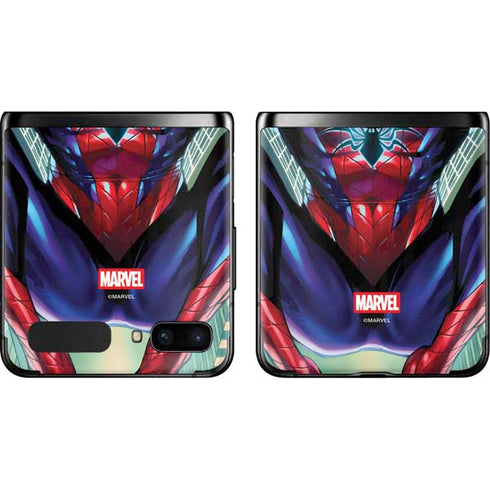 Marvel Spiderman Spiderman Armor MK IV Galaxy Z Flip Skin