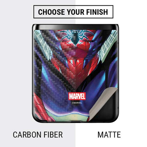 Marvel Spiderman Spiderman Armor MK IV Galaxy Z Flip Skin
