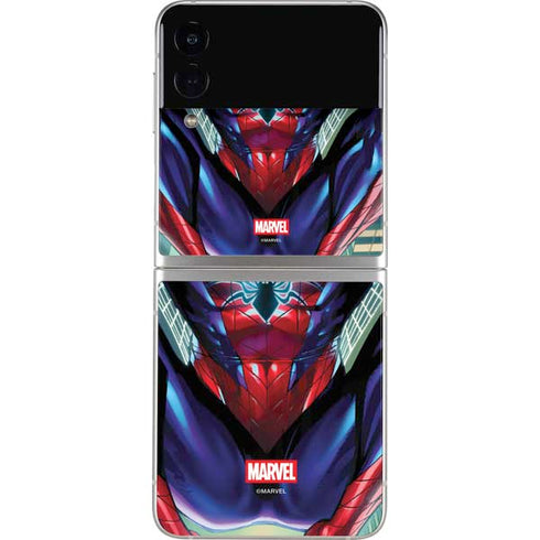 Marvel Spiderman Spiderman Armor MK IV Galaxy Z Flip3 5G Skin