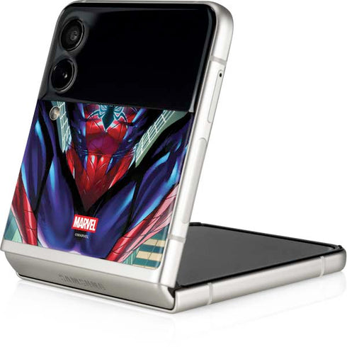 Marvel Spiderman Spiderman Armor MK IV Galaxy Z Flip3 5G Skin