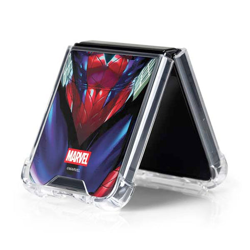 Marvel Spiderman Spiderman Armor MK IV Galaxy Z Flip5 5G Clear Case