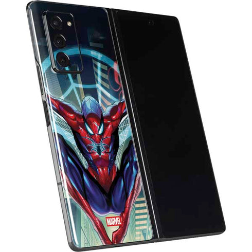 Marvel Spiderman Spiderman Armor MK IV Galaxy Z Fold2 5G Skin