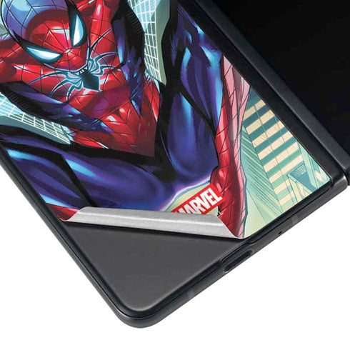 Marvel Spiderman Spiderman Armor MK IV Galaxy Z Fold3 5G Skin