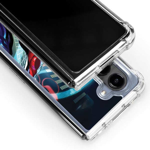 Marvel Spiderman Spiderman Armor MK IV Galaxy Z Fold5 5G Clear Case