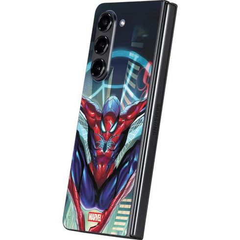 Marvel Spiderman Spiderman Armor MK IV Galaxy Z Fold5 5G Skin