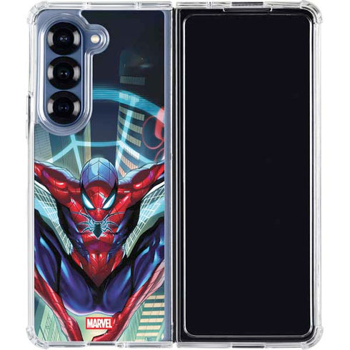 Marvel Spiderman Spiderman Armor MK IV Galaxy Z Fold6 Clear Case